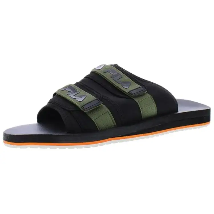 FILA Utility Abrasion Resistant Abrasion Resistant Slide Slippers Men's Black