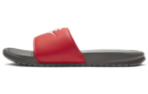 Nike Benassi Slide 'Iron Grey Red'
