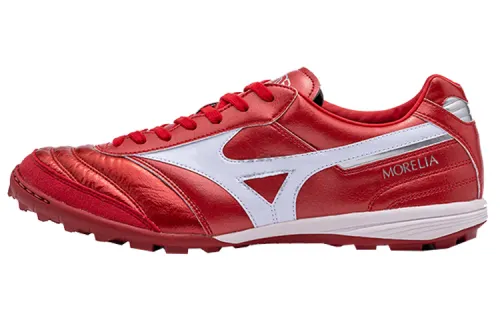 Mizuno TF Turf Slip Resistant Abrasion Resistant Slip Resistant Abrasion Resistant Soccer Shoes Men's Red