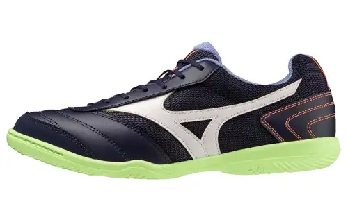 Mizuno Cushioning, Wear Resistant Soccer Shoes Men's Blue Green White
