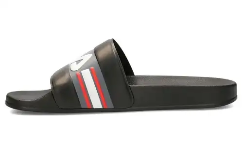 FILA Slide Slippers Men's Black Red