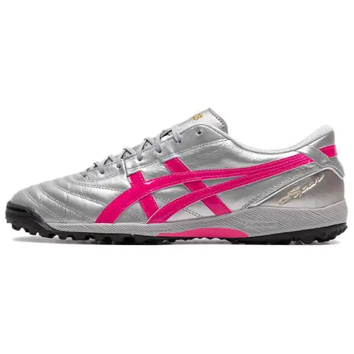 ASICS C3 Soccer Shoes Unisex Silver Gray