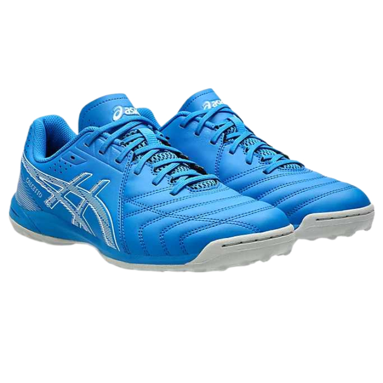 Asics Calcetto PU Leather Soccer Shoes Men’s Blue