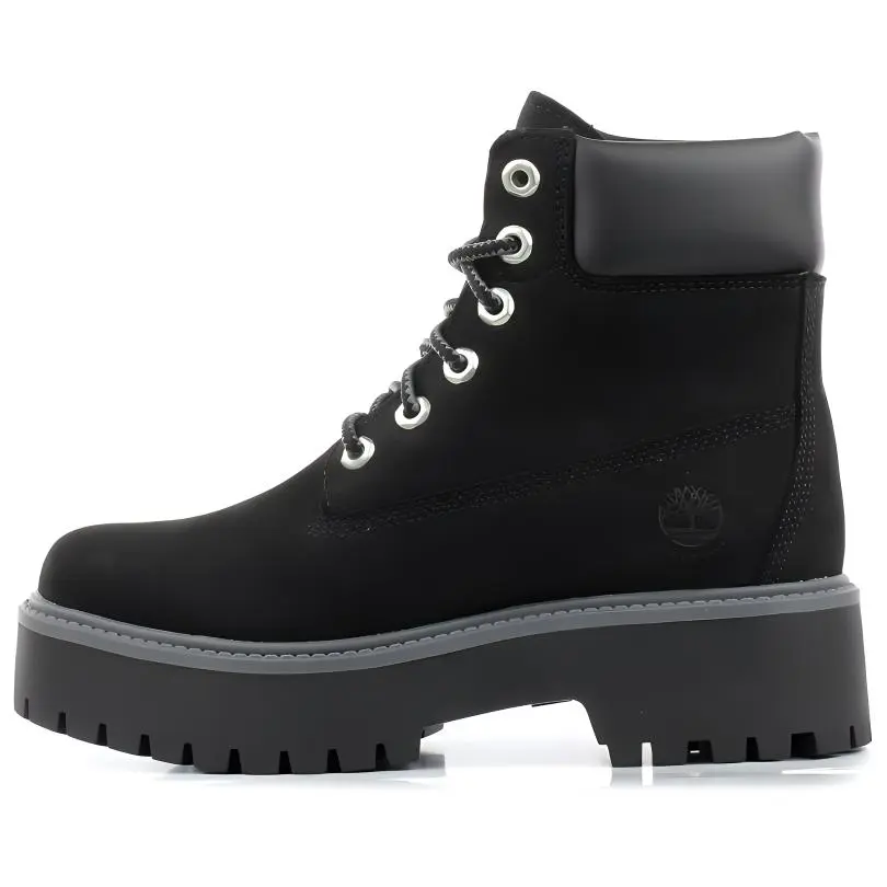 Timberland Short Combat Boots Women's Black