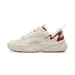 Li Ning Milk Coconut Cushioning Slip Resistant Abrasion Resistant Support Low top Casual Shoes Women's White Red
