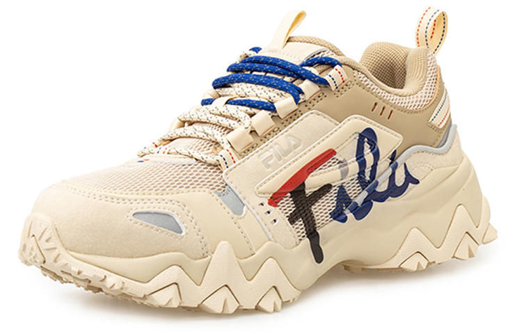 Женские кроссовки Fila FUSION fellow (бежевые) — фото 2