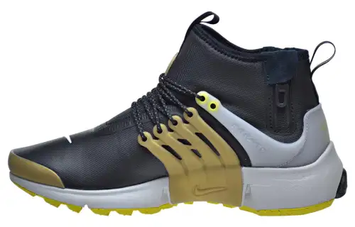 Nike Air Presto Mid Utility Black Yellow Streak
