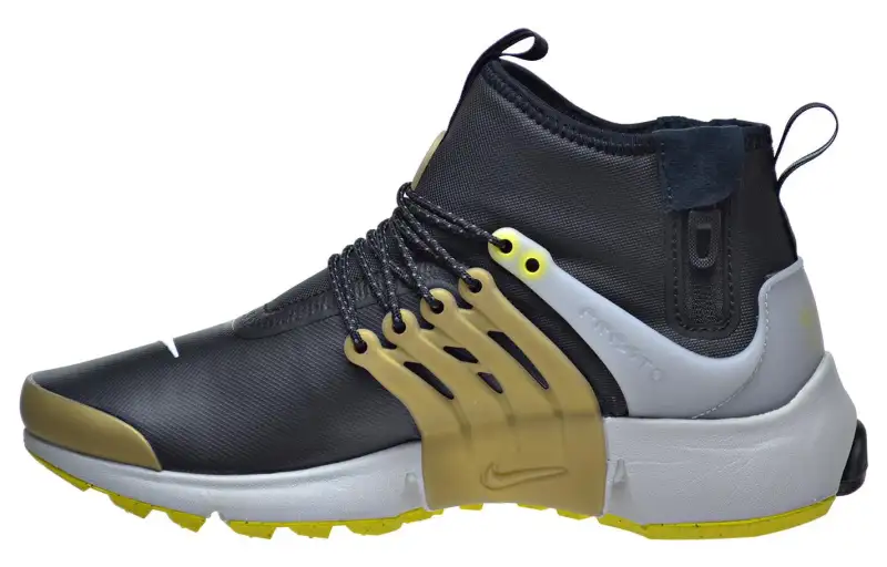 Nike Air Presto Mid Utility Black Yellow Streak