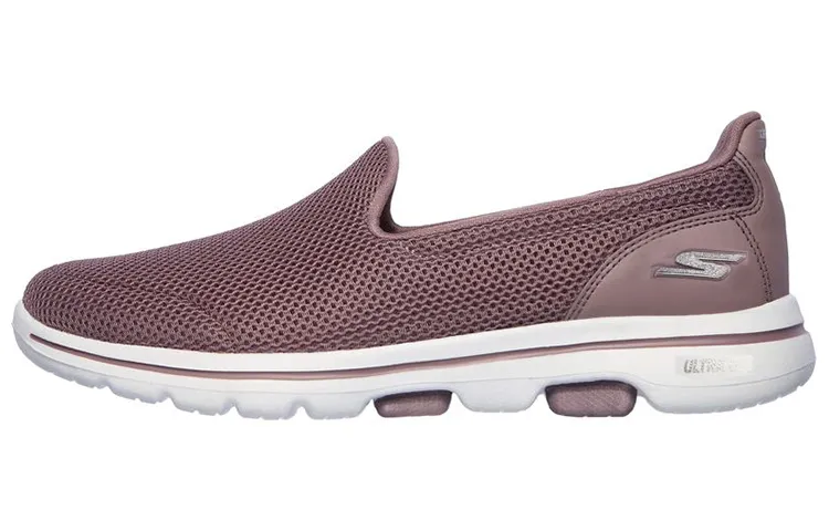 Skechers Go Walk 5 Textile, Mesh Low top Casual Shoes Women's Pale Dogwood Pink