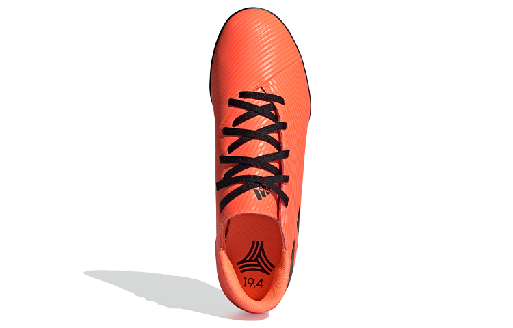 Мужские кроссовки adidas Nemeziz 19 TF (оранжево-черные) — Оранжевый / чёрный — фото 5