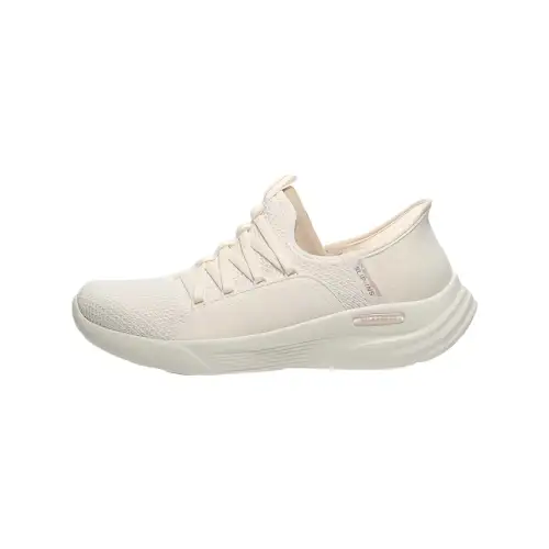 Skechers Abrasion Resistant Low top Casual Shoes Women's Ecru