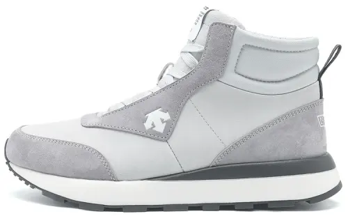 DESCENTE Chron Casual Shoes Women's High Top Light Gray