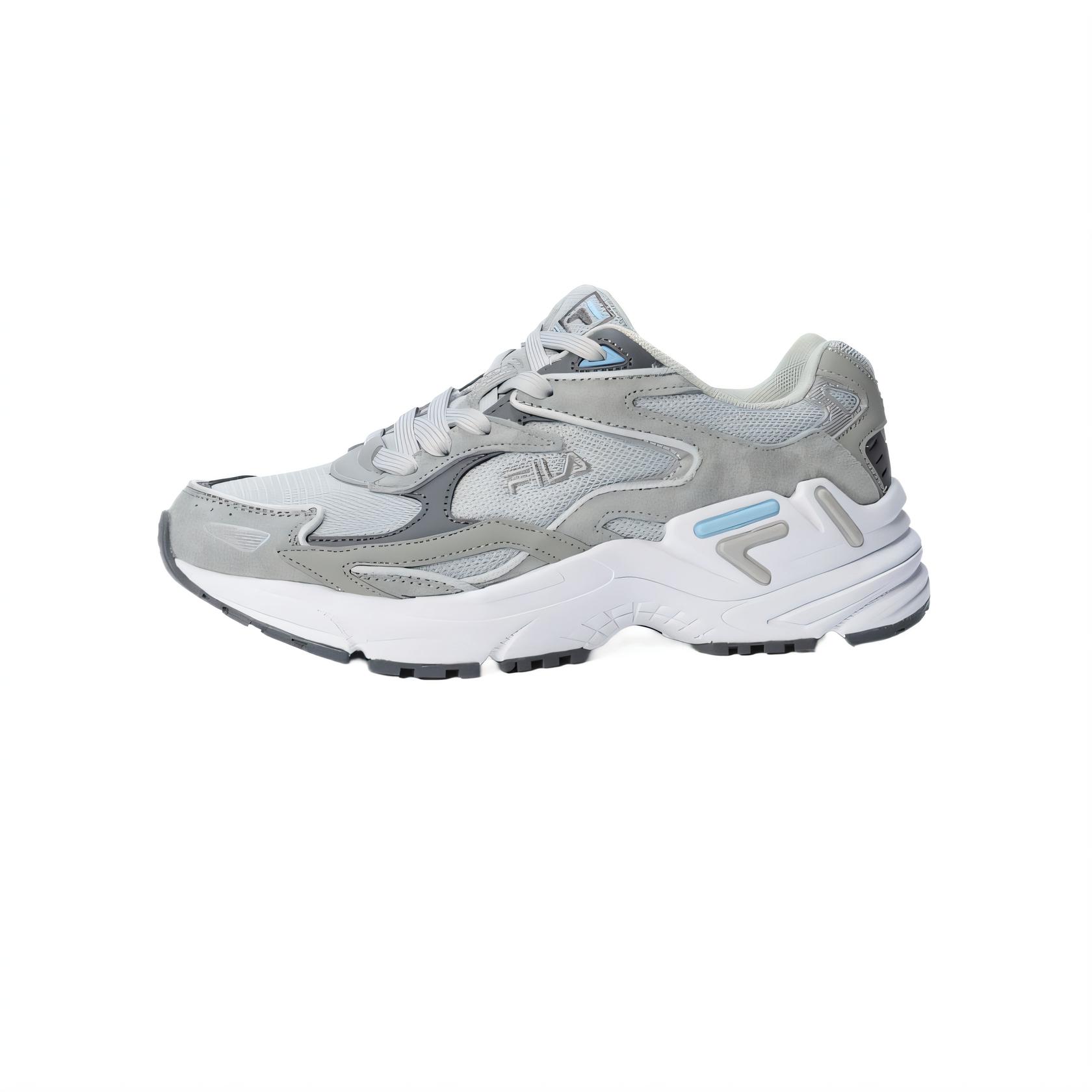 FILA Catapult Comfortable Low top Casual Shoes Unisex Silver Gray