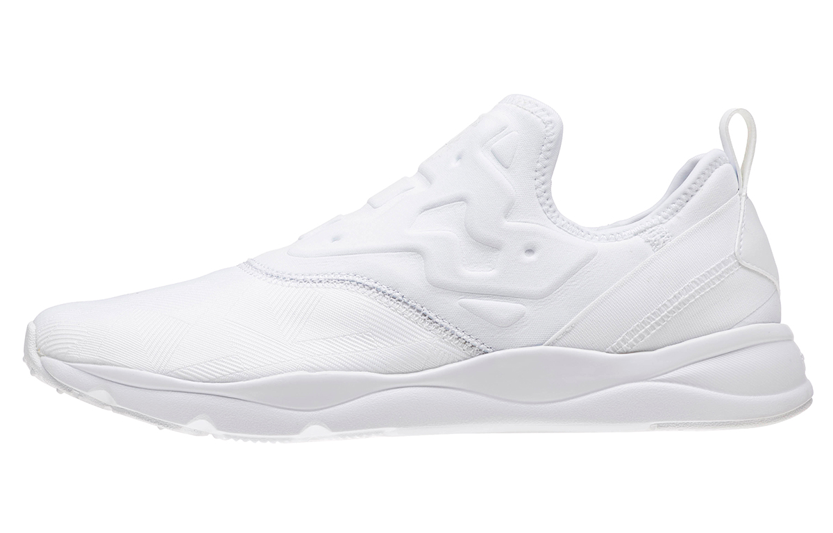 Reebok Furylite Slip on Arch Running Shoes White