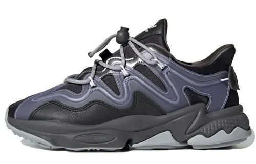 Ozweego Wmns Adidas Originals Plus 'Black Dust Purple' Women's