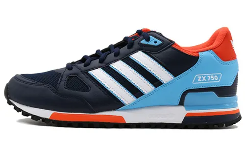 Adidas Originals ZX 750 Low top Casual Shoes Unisex Navy Blue