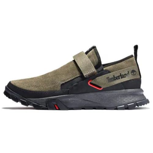 Timberland Mills Falls Slip On Leather Shoes 'Olive Green Suede'