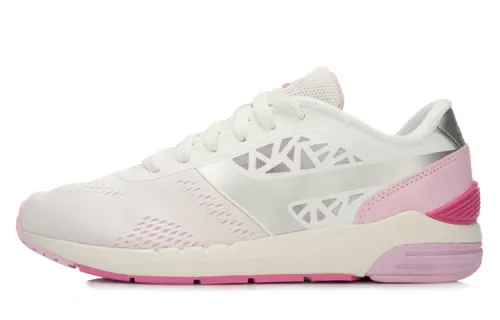 Li Ning Casual Shoes Women's Low Top White/Pink