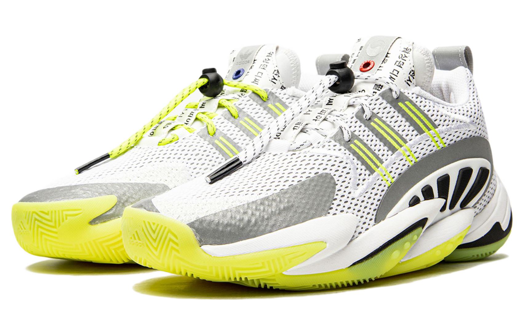 Мужские кроссовки adidas originals Crazy BYW X 2.0 (серо-желтый) — Серый / жёлтый — фото 3