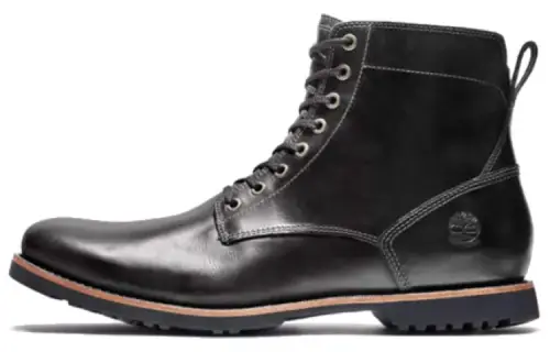 Timberland Kendrick Top Grain Cow Leather Short Combat Boots Men's Umber