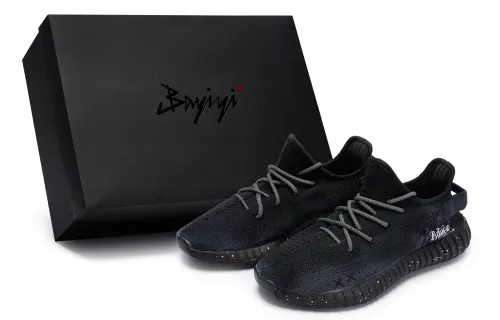 Adidas Originals Yeezy Boost 350 V2 811 Manufacturing, Vow Rose, Special Shoe Box Ink Splatter Low top Casual Shoes