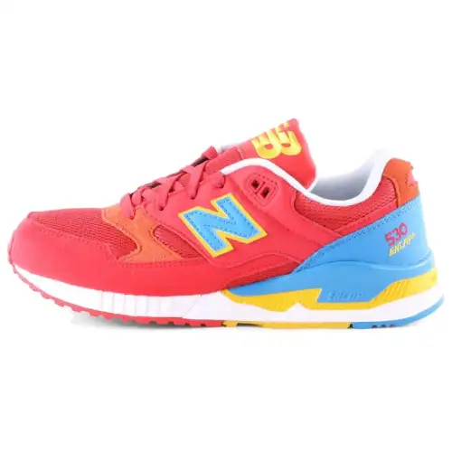 New Balance NB 530 Low top Casual Shoes Women's Red Blue Yellow