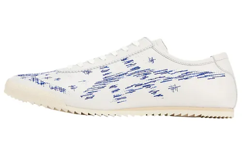 Onitsuka Tiger MEXICO 66 Cushioning Slip Resistant Abrasion Resistant Low top Casual Shoes Unisex Leather White