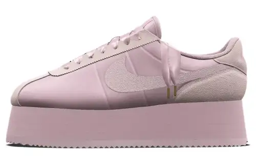 Nike Cortez Platform Unlocked By You Custom Shoes 'Pink' Women's
