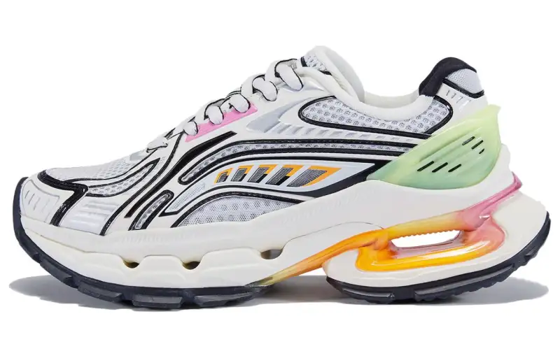 Li Ning Furious Rider BOW Versatile Cushioning Abrasion Resistant Cushioning, Wear Resistant Low top Casual Shoes
