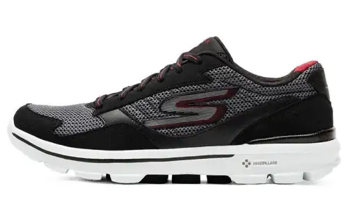 Skechers 3 Low top Casual Shoes Black Red