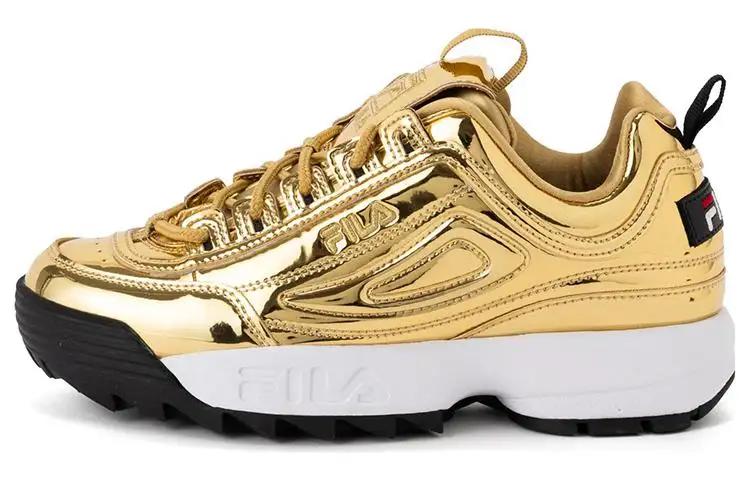 FILA Disruptor 2 Low top Casual Shoes Unisex Gold