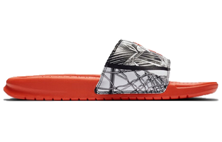 Мужские шлепанцы Nike Benassi JDI (оранжевые) — Оранжевый — фото 2