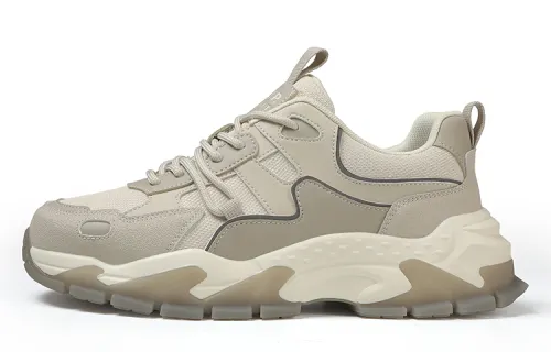 JEEP SPIRIT Abrasion Resistant Cushioning, Lightweight, Height Increasing Low top Casual Shoes Men's Tibetan Antelope