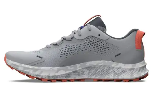 Under Armour Low top Casual Shoes Unisex Gray Red