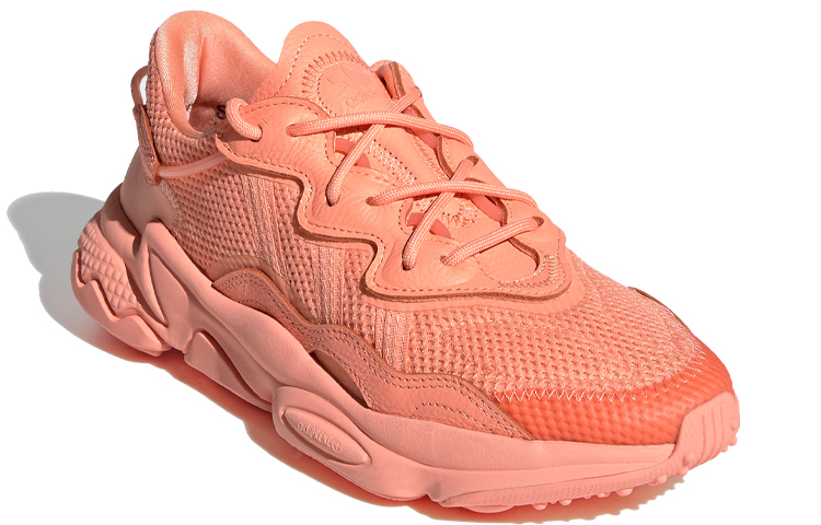 Женские кроссовки adidas originals Ozweego (апельсиновые) — фото 3