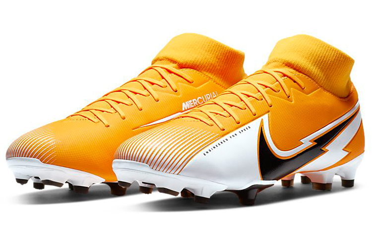 Футбольные бутсы Nike Mercurial Superfly 7 13 Academy MG (желтыйбелыйчерный) — Жёлтыйбелыйчёрный — фото 3