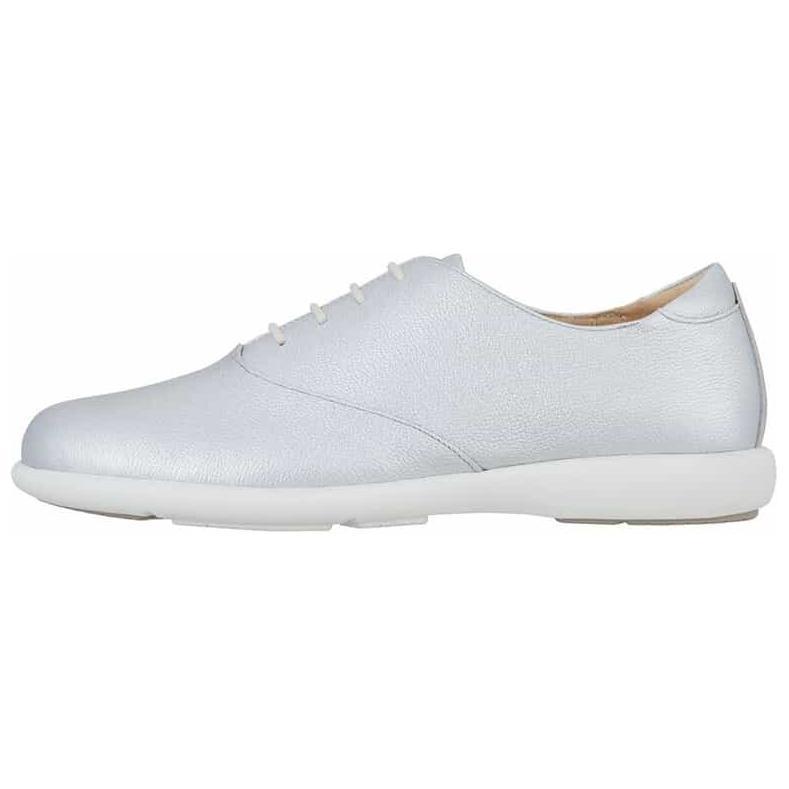 Asics Pedala Leather, Cow Leather Low top Casual Shoes Women's Silver
