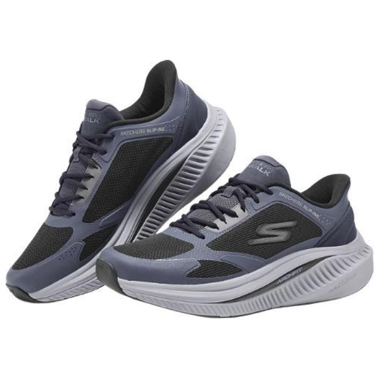 Skechers MEN’S GO WALK Low top Casual Shoes Men’s Dark Gray