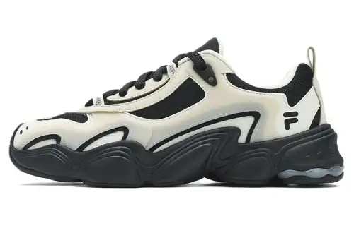 FILA FUSION TENACITY Textile, Synthetic Leather Abrasion Resistant Support Low top Casual Shoes Men's Black