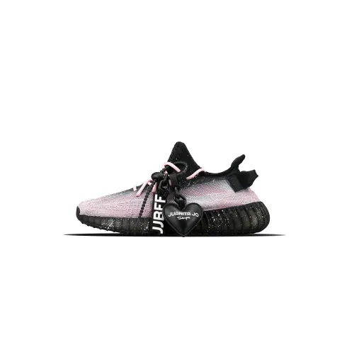 Adidas Originals Yeezy Boost 350 V2 Galaxy Crow Bridge 2.0 Black Warrior Low top Casual Shoes Unisex Black Pink White