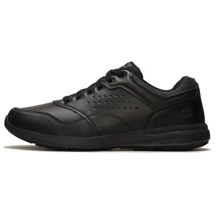 Skechers Elent Abrasion Resistant Low top Casual Shoes Men's Black