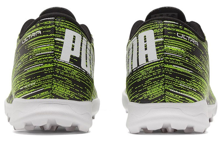 Мужские бутсы PUMA Ultra 4.2 (черно-бело-желтые) — фото 5