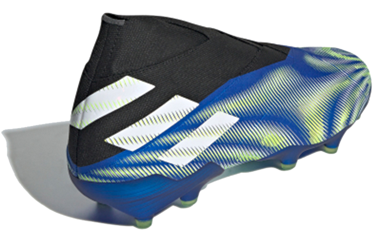 Мужские бутсы adidas Nemeziz (сине-желтые) — фото 4