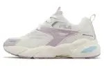 FILA Defender Cushioning, Wear Resistant Low top Casual Shoes Women's White Purple
