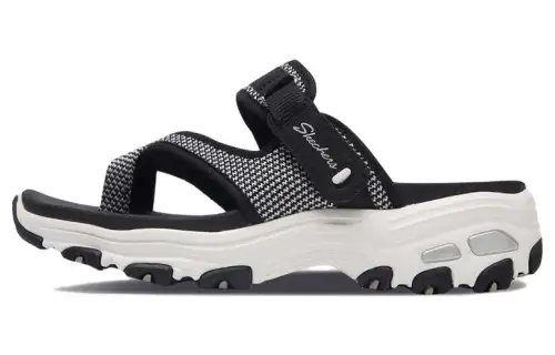 Skechers D'LITES Slide Slippers Women's Black