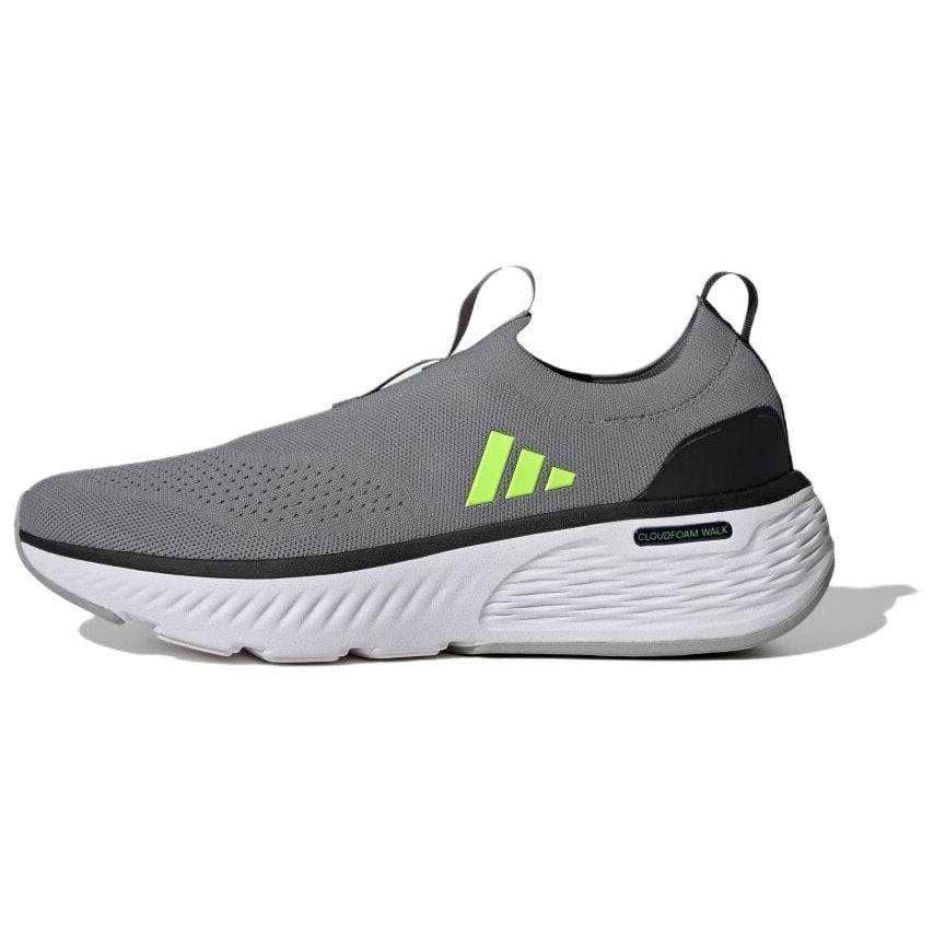 Adidas Cloudfoam Slip Resistant Abrasion Resistant Low top Casual Shoes Men's Gray