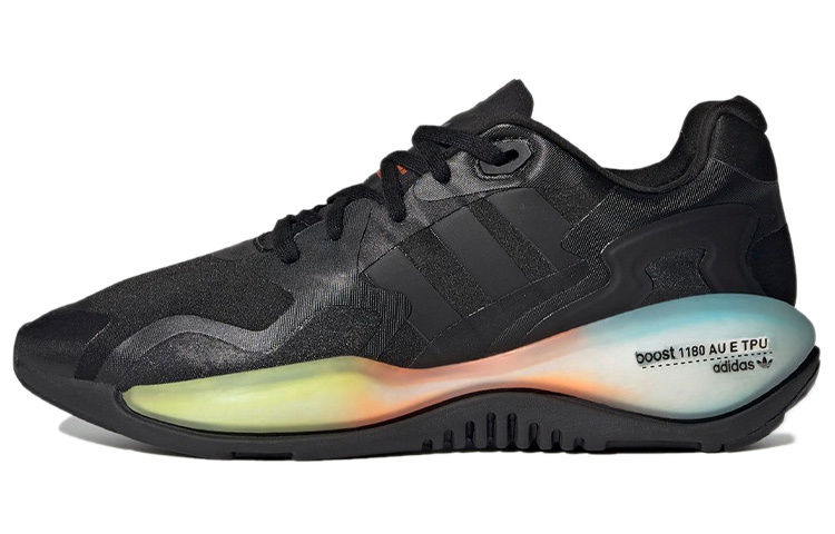 Кроссовки adidas originals ZX Alkyne (черно-желто-сине-оранжевые) — Чёрный / жёлтый / синий / оранжевый — фото 1