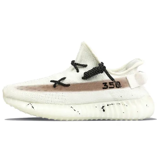 Adidas Originals Yeezy Boost 350 V2 Abrasion Resistant Abrasion Resistant Low top Casual Shoes Unisex White