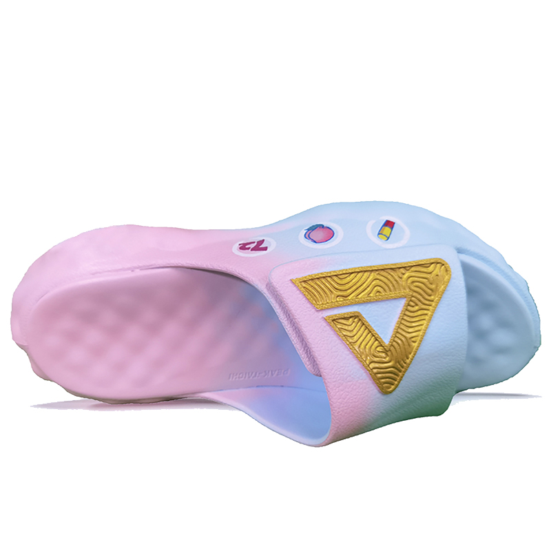 QITIANDASHENG x PEAK Slide Slippers Men's Blue Pink