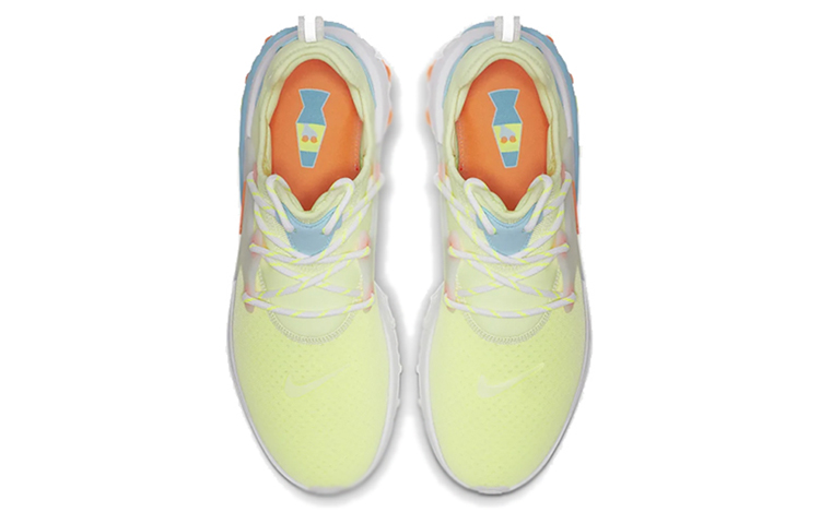 Мужские кроссовки Nike React Presto (бело-зеленые) — Белый / зелёный — фото 3